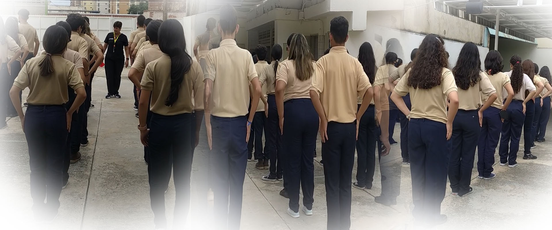 Nuestros estudiantes en la preparación Premilitar